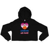 Lesbian And Proud Crop Hoodie